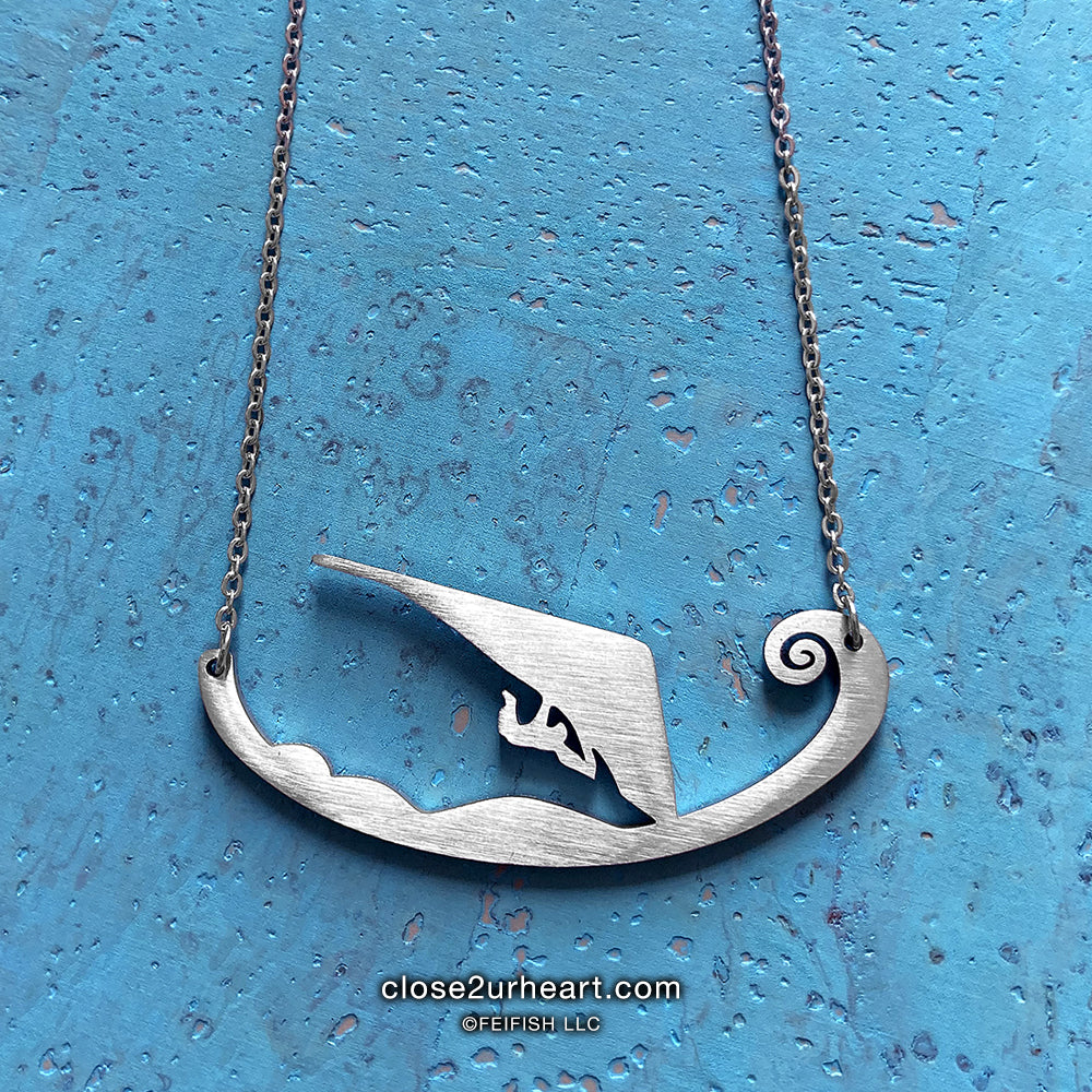 Hang Glider Necklace by Close 2 UR Heart
