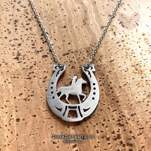 Barrel Racer Necklace by Close 2 UR Heart
