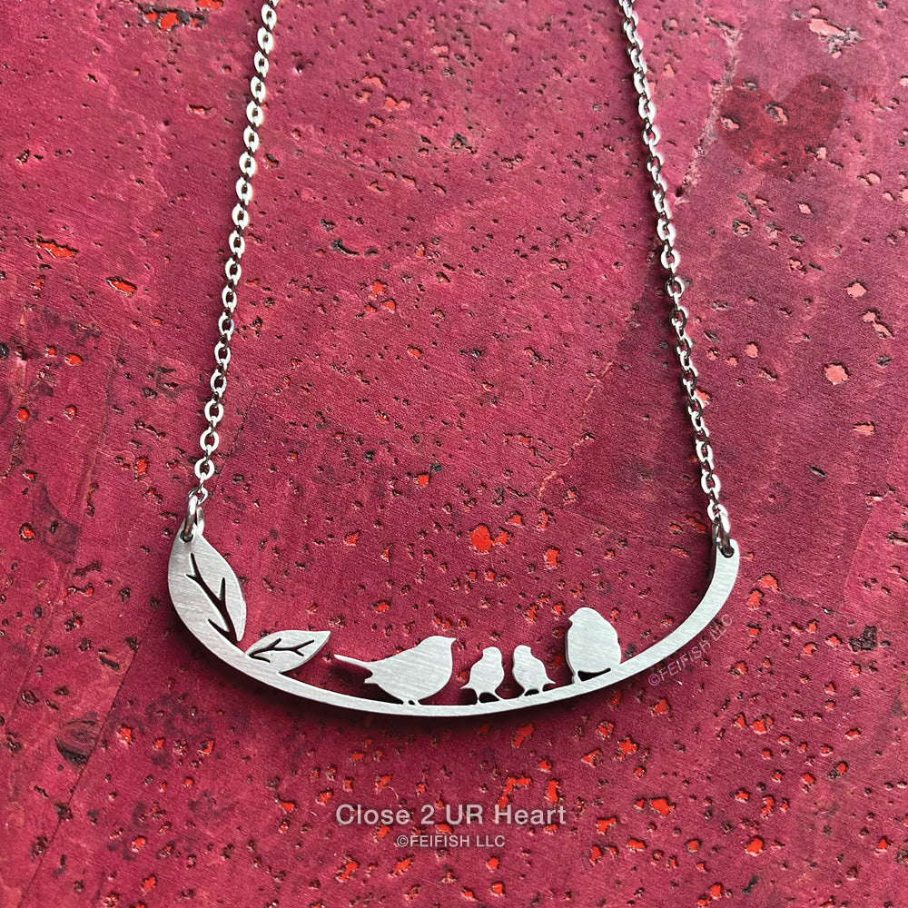 Close 2 UR Heart Songbirds Necklace