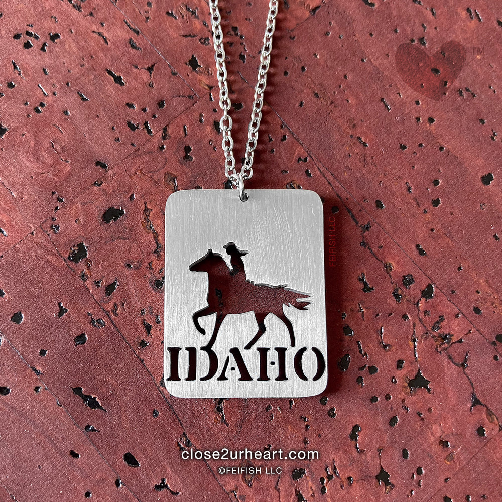 Idaho Rider Necklace by Close 2 UR Heart