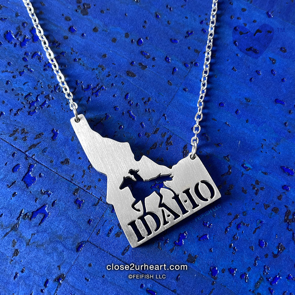 Idaho Rider Necklace by Close 2 UR Heart