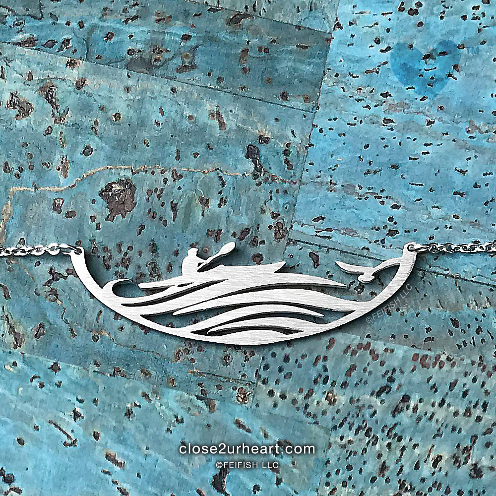 Close 2 UR Heart Kayaker Necklace
