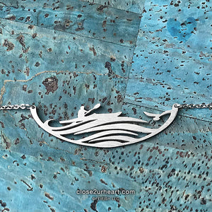 Close 2 UR Heart Kayaker Necklace