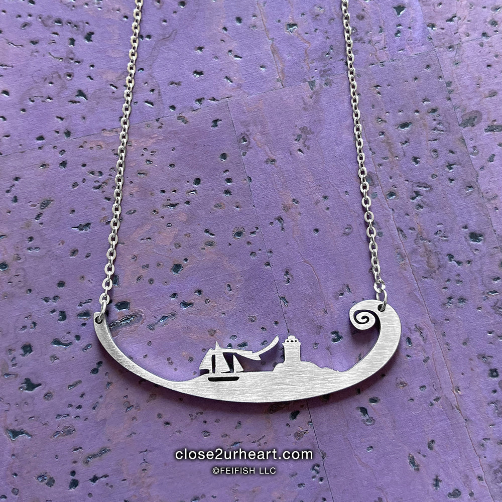 Lighthouse Necklace by Close 2 UR Heart