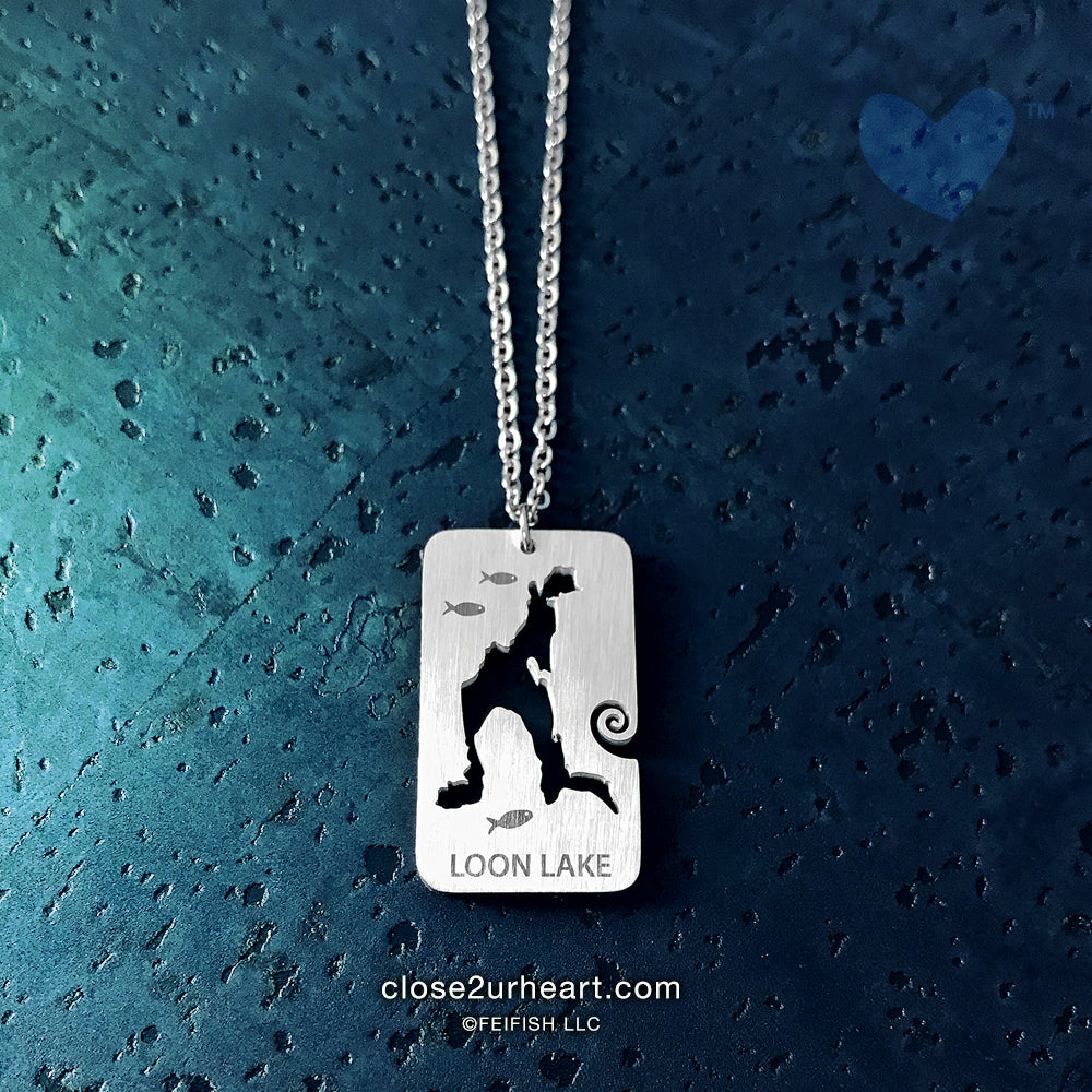 Loon Lake Necklace by Close 2 UR Heart