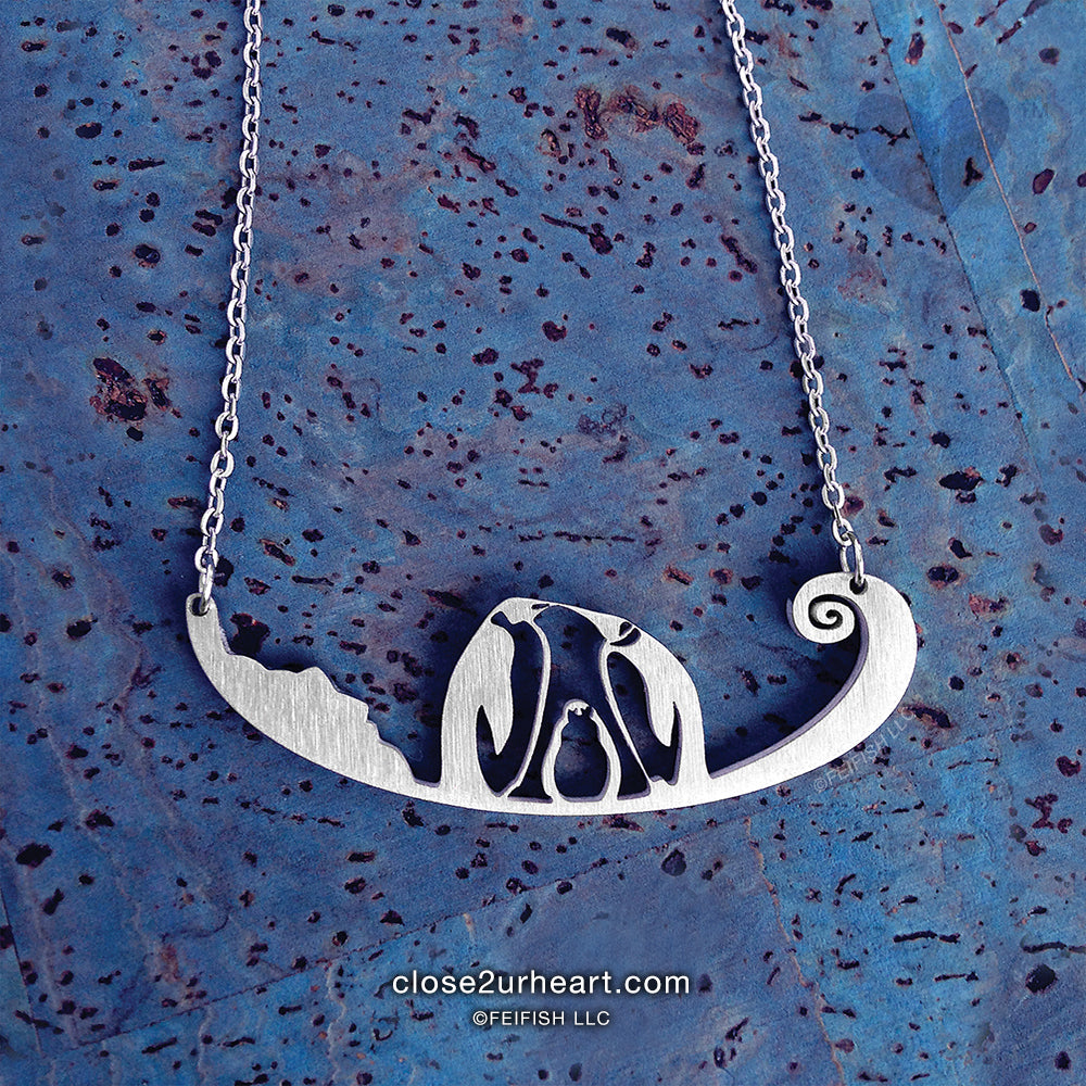 Penguins Necklace by close to your heart