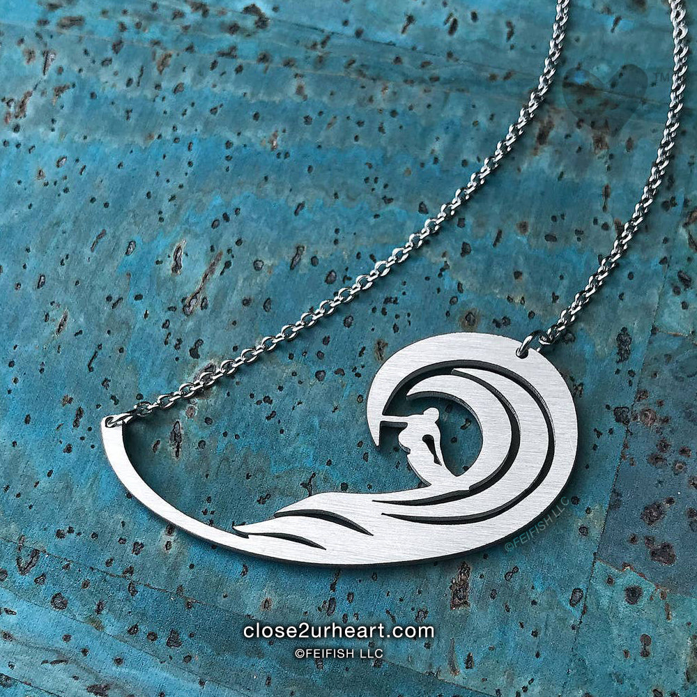 Surfer Necklace by Close 2 UR Heart