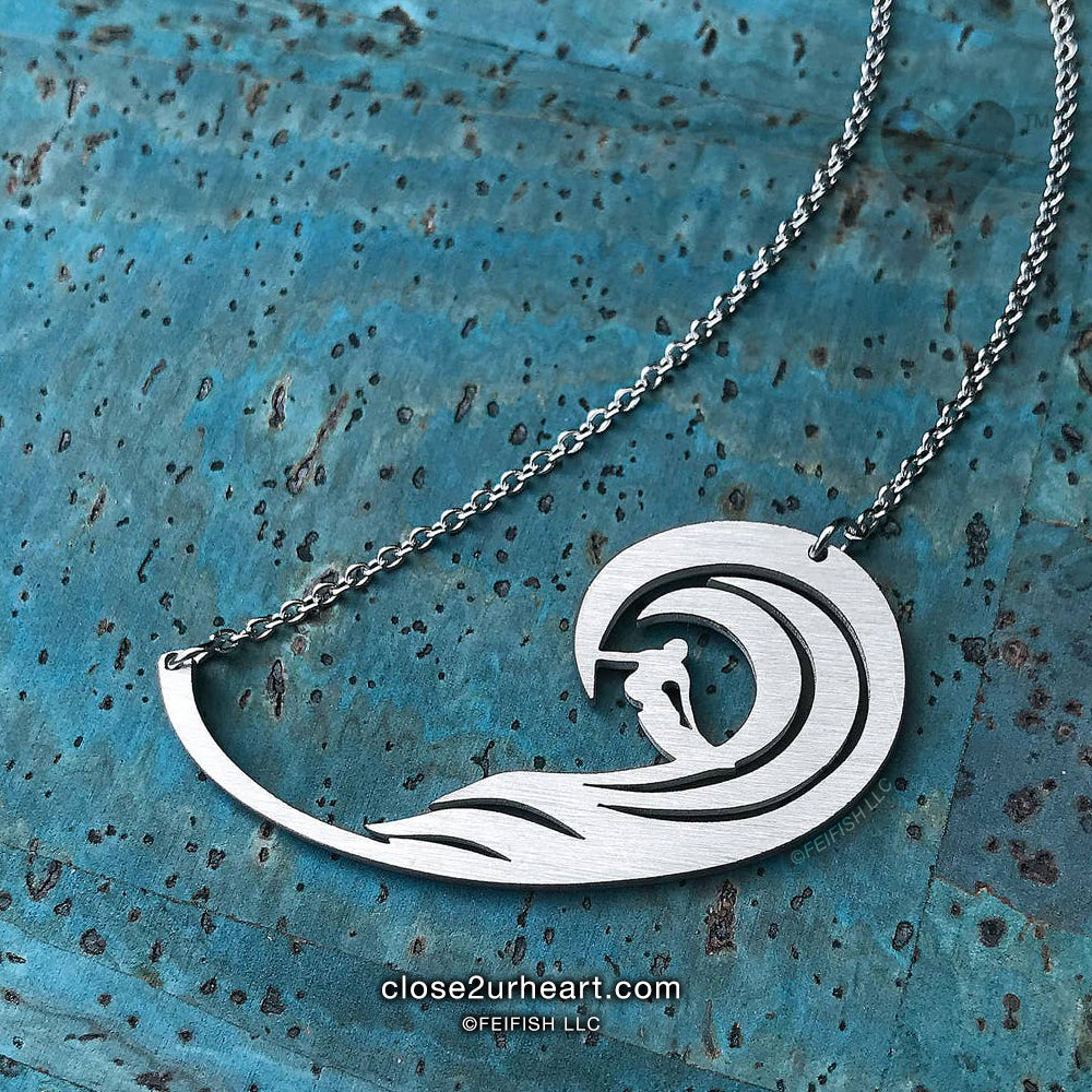 Surfer Necklace by Close to your heart