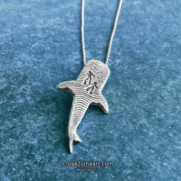 Whale Shark Pewter Necklace by Close 2 UR Heart