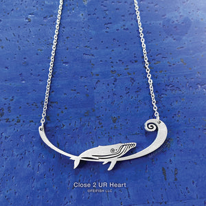 Humpback Whale Necklace by Close 2 UR Heart