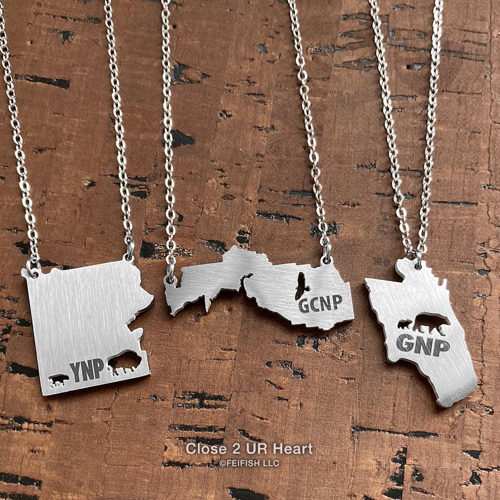 National Park Stainless Steel Necklace