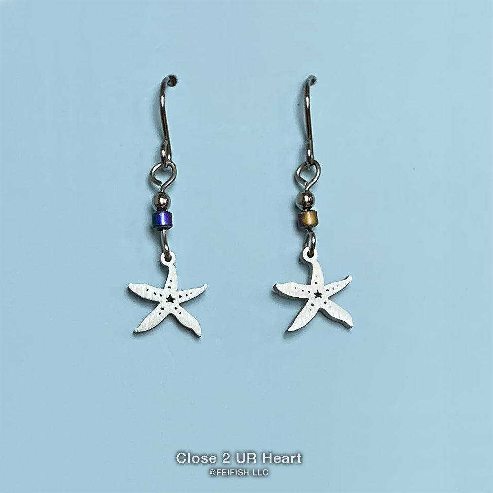 Starfish Stainless Steel Earrings