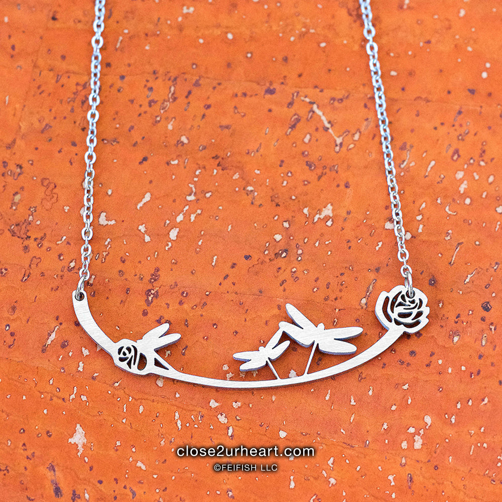 Dragonfly Necklace by Close 2 UR Heart
