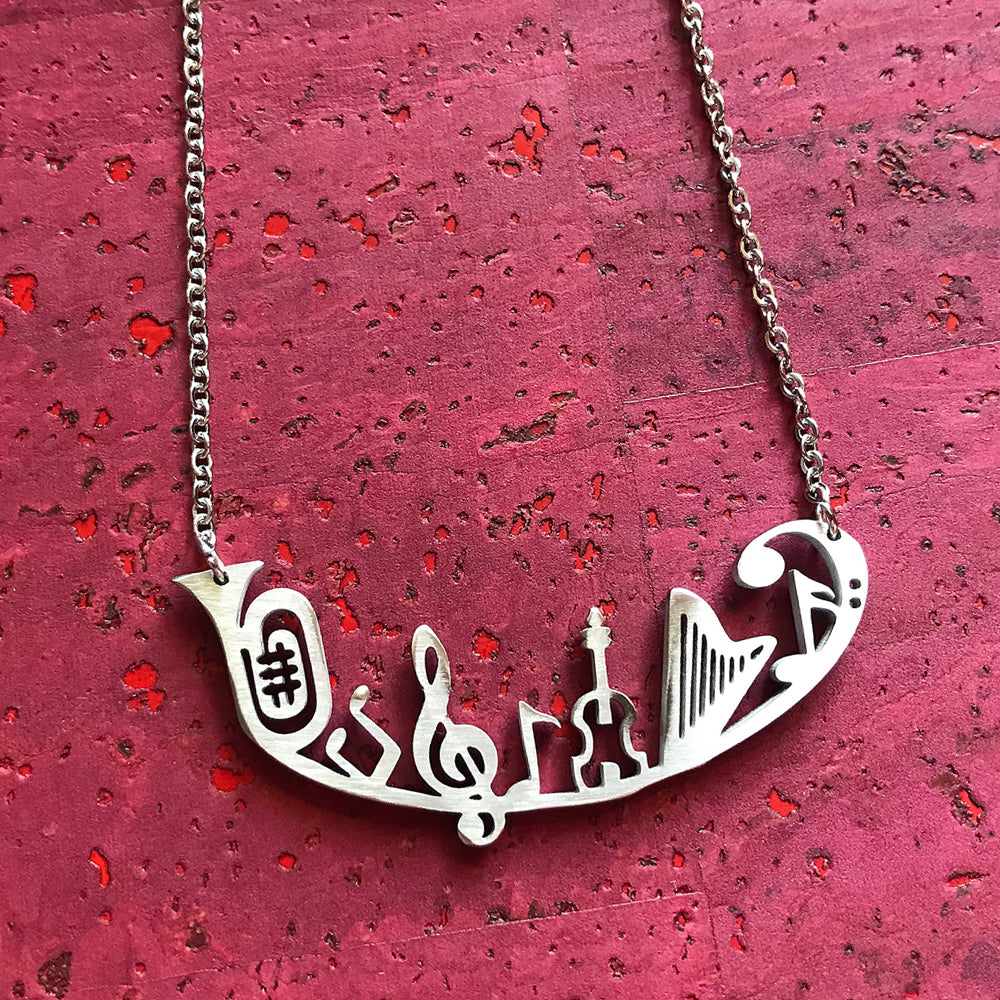 Music Symphony Necklace by Close 2 UR Heart