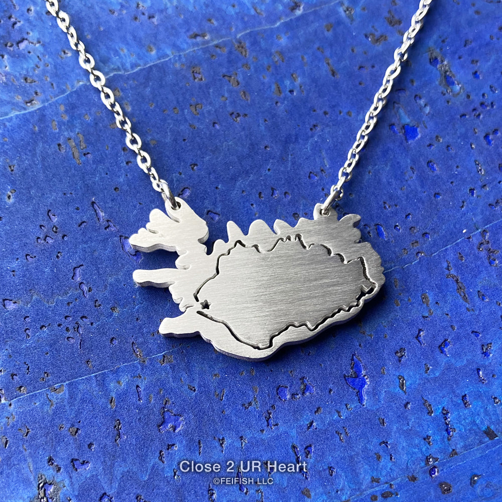 Iceland Ring Road Necklace by Close 2 UR Heart