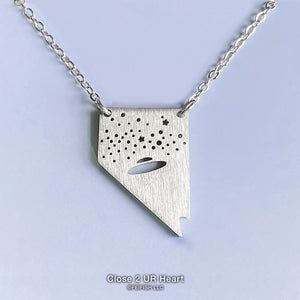 Nevada State Map Necklace