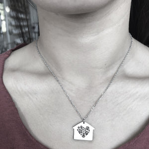 Home Is Where the Heart Is Necklace
